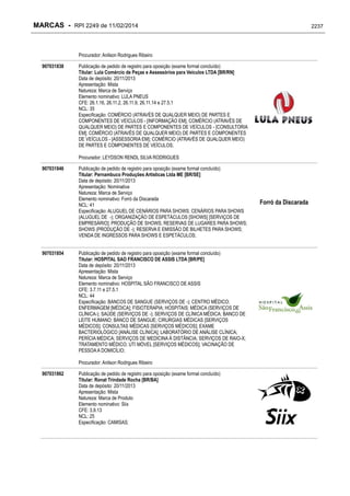 RPI - Marcas 2249 "Vervs Consultoria" 