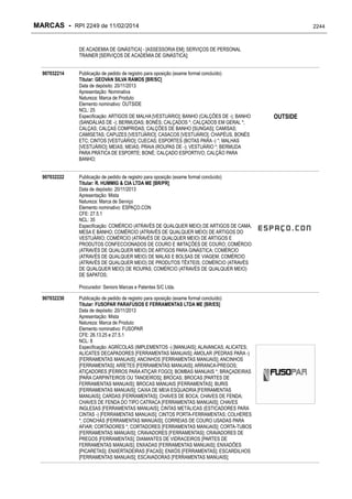 RPI - Marcas 2249 "Vervs Consultoria" 