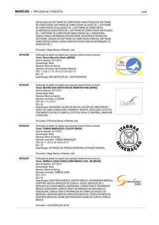 RPI - Marcas 2249 "Vervs Consultoria" 