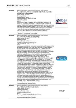 RPI - Marcas 2249 "Vervs Consultoria" 