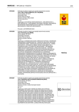 RPI - Marcas 2249 "Vervs Consultoria" 