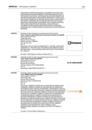 RPI - Marcas 2249 "Vervs Consultoria" 