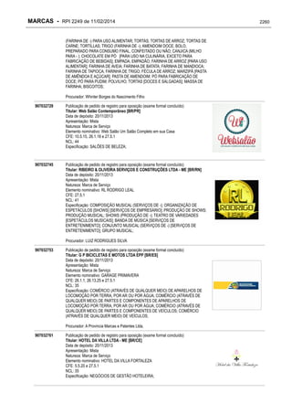 RPI - Marcas 2249 "Vervs Consultoria" 