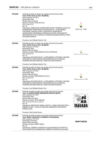 RPI - Marcas 2249 "Vervs Consultoria" 