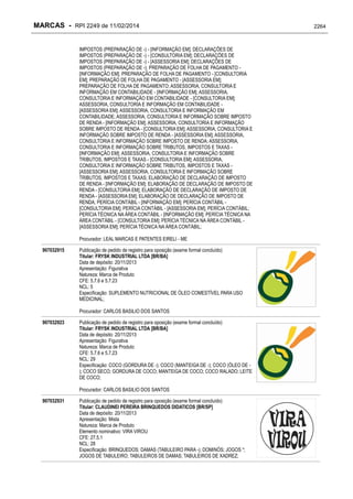 RPI - Marcas 2249 "Vervs Consultoria" 