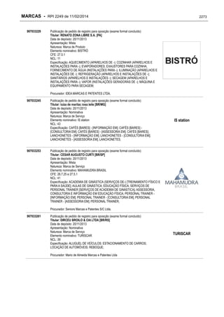 RPI - Marcas 2249 "Vervs Consultoria" 