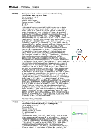 RPI - Marcas 2249 "Vervs Consultoria" 