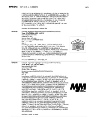 RPI - Marcas 2249 "Vervs Consultoria" 