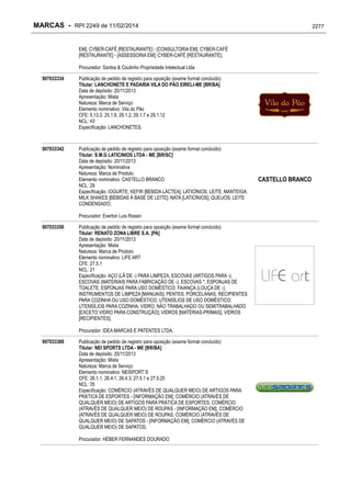 RPI - Marcas 2249 "Vervs Consultoria" 