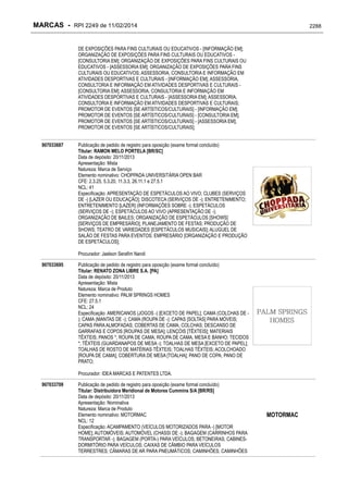 RPI - Marcas 2249 "Vervs Consultoria" 