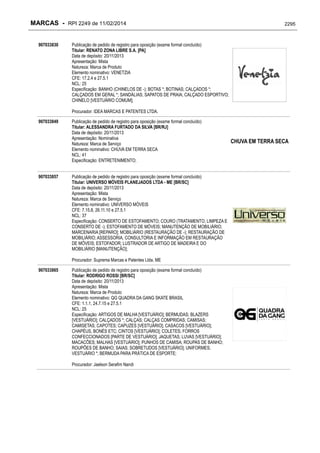 RPI - Marcas 2249 "Vervs Consultoria" 