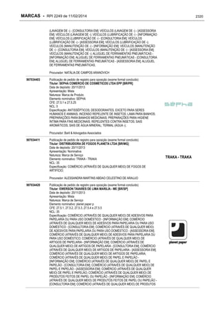 RPI - Marcas 2249 "Vervs Consultoria" 