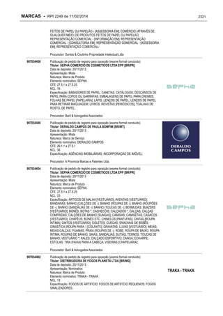 RPI - Marcas 2249 "Vervs Consultoria" 