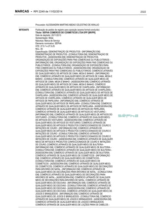 RPI - Marcas 2249 "Vervs Consultoria" 