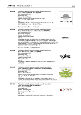 RPI - Marcas 2249 "Vervs Consultoria" 