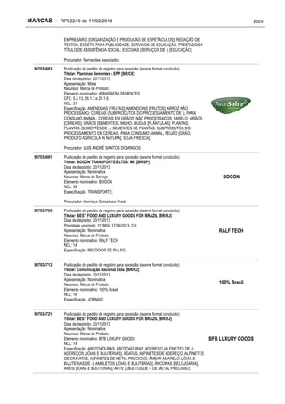 RPI - Marcas 2249 "Vervs Consultoria" 