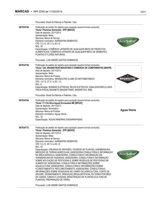 RPI - Marcas 2249 "Vervs Consultoria" 