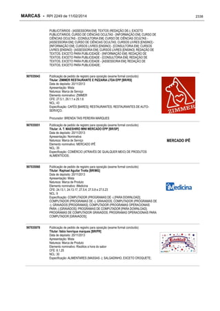 RPI - Marcas 2249 "Vervs Consultoria" 