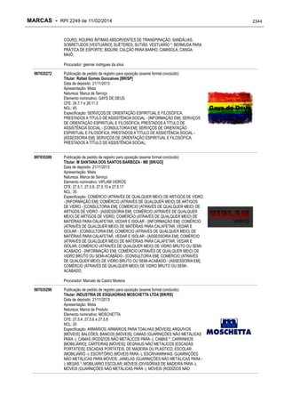 RPI - Marcas 2249 "Vervs Consultoria" 