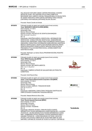 RPI - Marcas 2249 "Vervs Consultoria" 