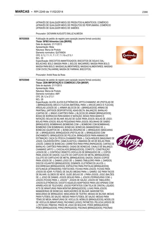 RPI - Marcas 2249 "Vervs Consultoria" 