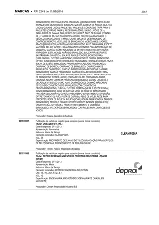 RPI - Marcas 2249 "Vervs Consultoria" 