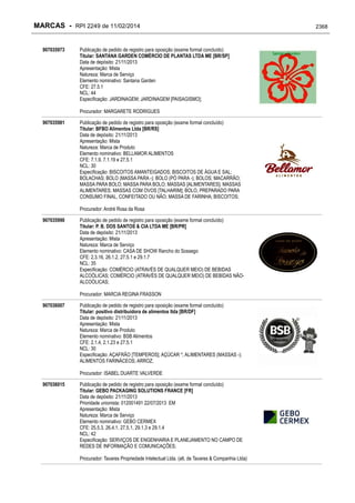 RPI - Marcas 2249 "Vervs Consultoria" 