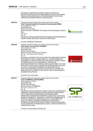 RPI - Marcas 2249 "Vervs Consultoria" 