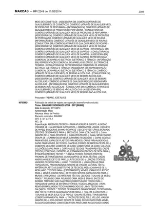 RPI - Marcas 2249 "Vervs Consultoria" 