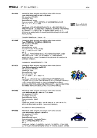 RPI - Marcas 2249 "Vervs Consultoria" 