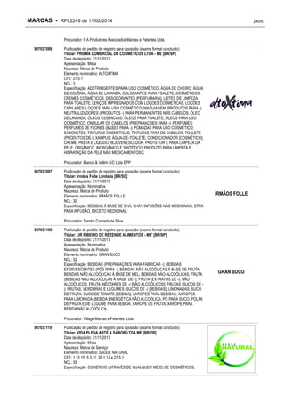 RPI - Marcas 2249 "Vervs Consultoria" 