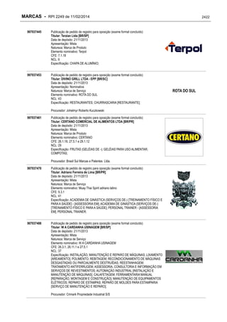 RPI - Marcas 2249 "Vervs Consultoria" 