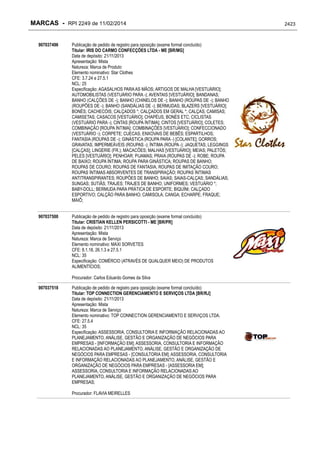 RPI - Marcas 2249 "Vervs Consultoria" 