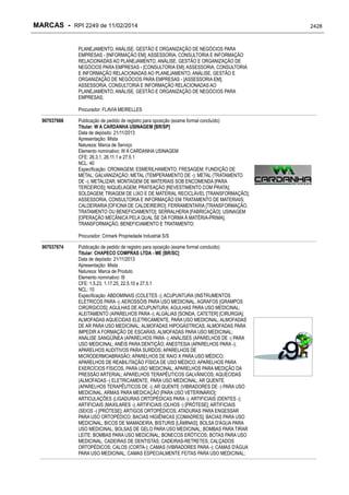 RPI - Marcas 2249 "Vervs Consultoria" 