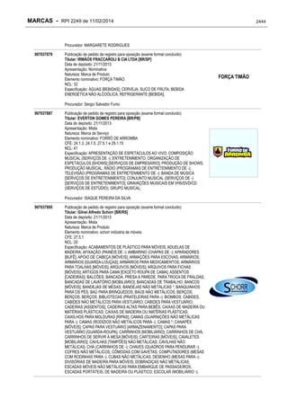 RPI - Marcas 2249 "Vervs Consultoria" 