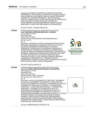 RPI - Marcas 2249 "Vervs Consultoria" 