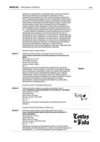 RPI - Marcas 2249 "Vervs Consultoria" 