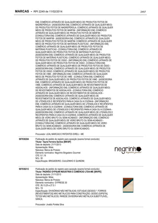 RPI - Marcas 2249 "Vervs Consultoria" 