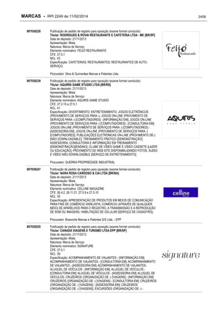 RPI - Marcas 2249 "Vervs Consultoria" 