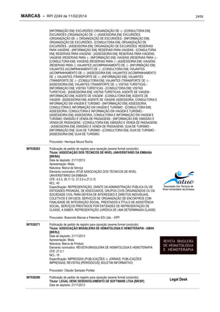 RPI - Marcas 2249 "Vervs Consultoria" 