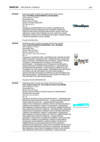 RPI - Marcas 2249 "Vervs Consultoria" 