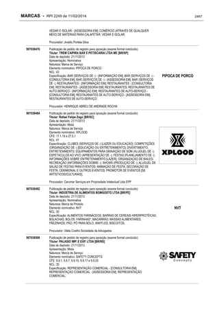 RPI - Marcas 2249 "Vervs Consultoria" 