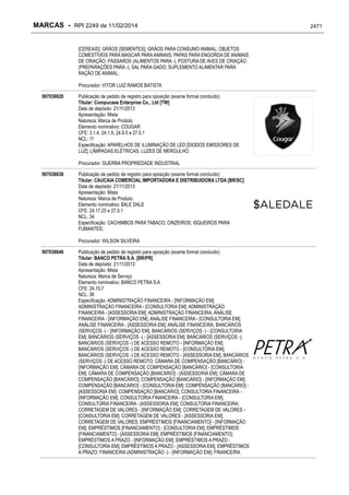 RPI - Marcas 2249 "Vervs Consultoria" 