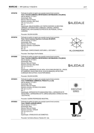 RPI - Marcas 2249 "Vervs Consultoria" 