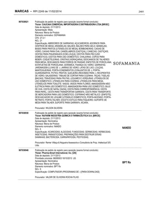 RPI - Marcas 2249 "Vervs Consultoria" 