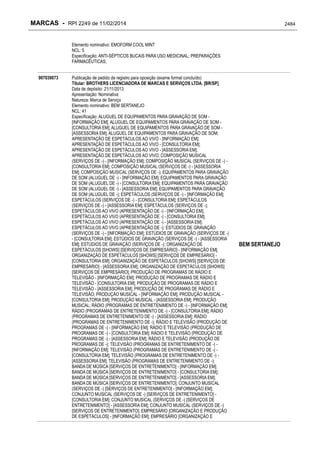 RPI - Marcas 2249 "Vervs Consultoria" 