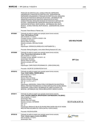 RPI - Marcas 2249 "Vervs Consultoria" 