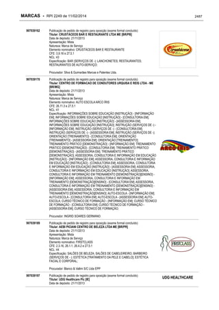 RPI - Marcas 2249 "Vervs Consultoria" 