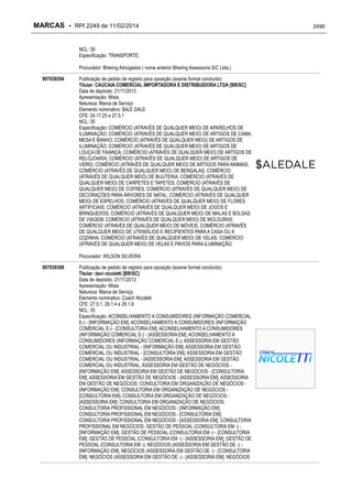 RPI - Marcas 2249 "Vervs Consultoria" 