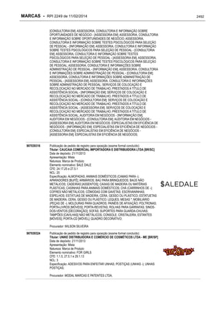 RPI - Marcas 2249 "Vervs Consultoria" 